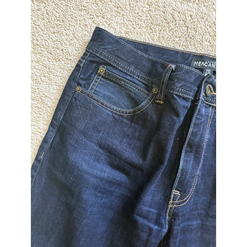 J. Crew Mercantile Straight‎ Jeans Dark Wash Size 31x32 Style J7570